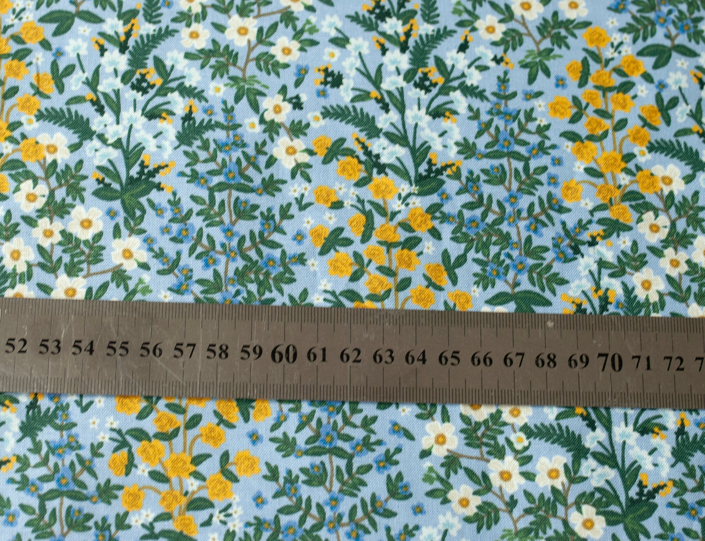 Wildwood Garden - Blue Fabric from Camont Collection by Rifle Paper Co.
