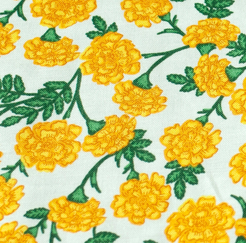 Bramble collection fabric- Dianthus in Yellow by Rifle Paper Co., Cotton and Steel