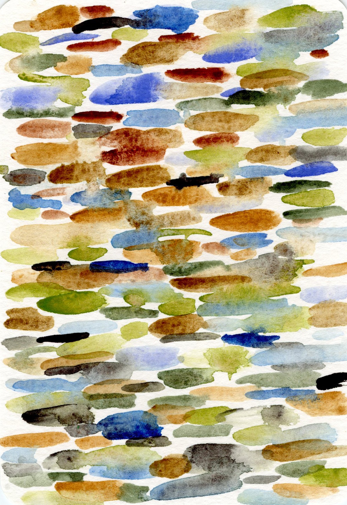 Landscape watercolor palette