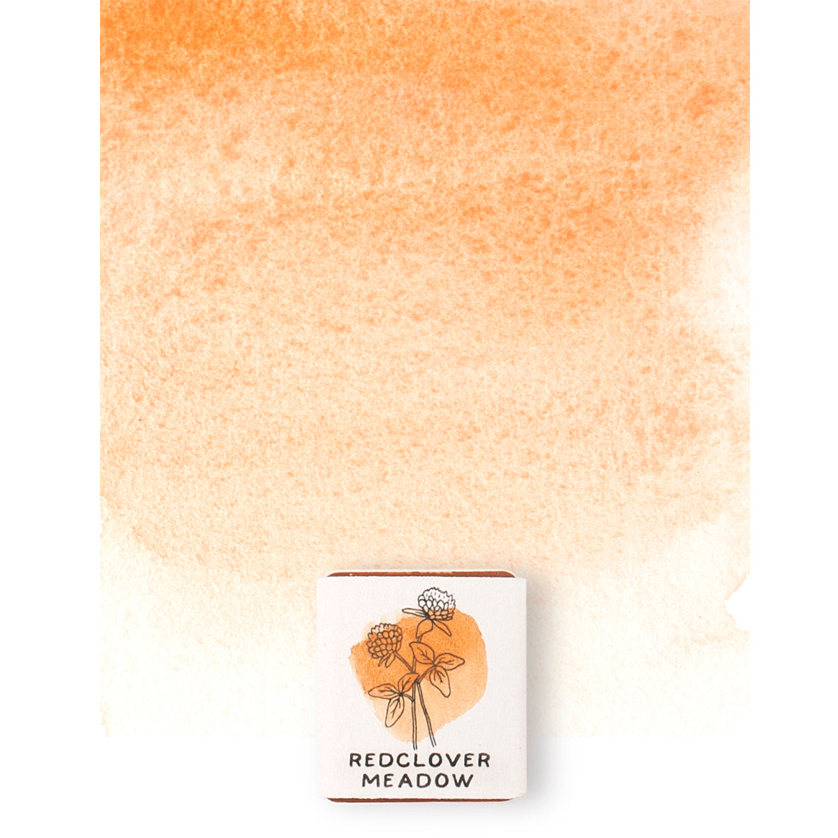 Peach watercolor paint