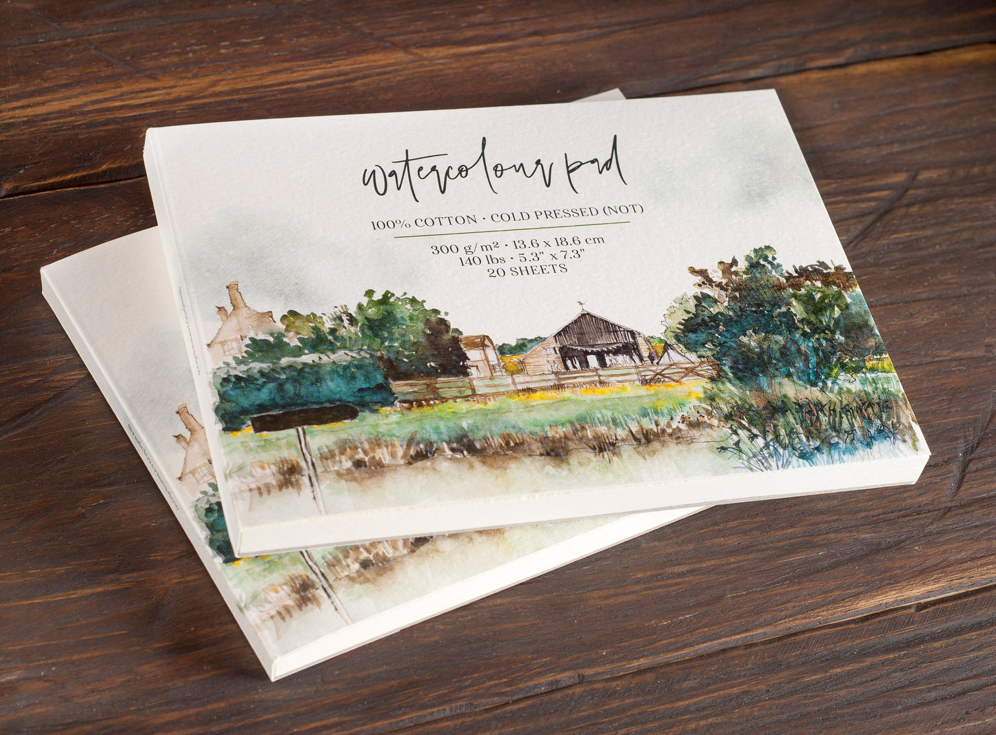 Watercolor pad 18.6 x 13.6 cm
