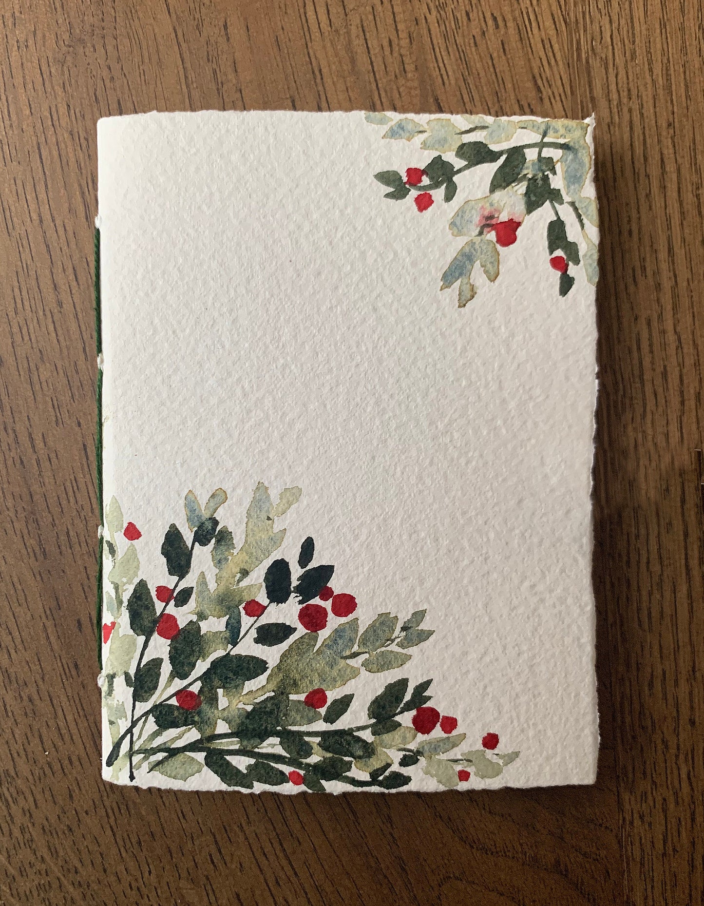 Watercolor journal.