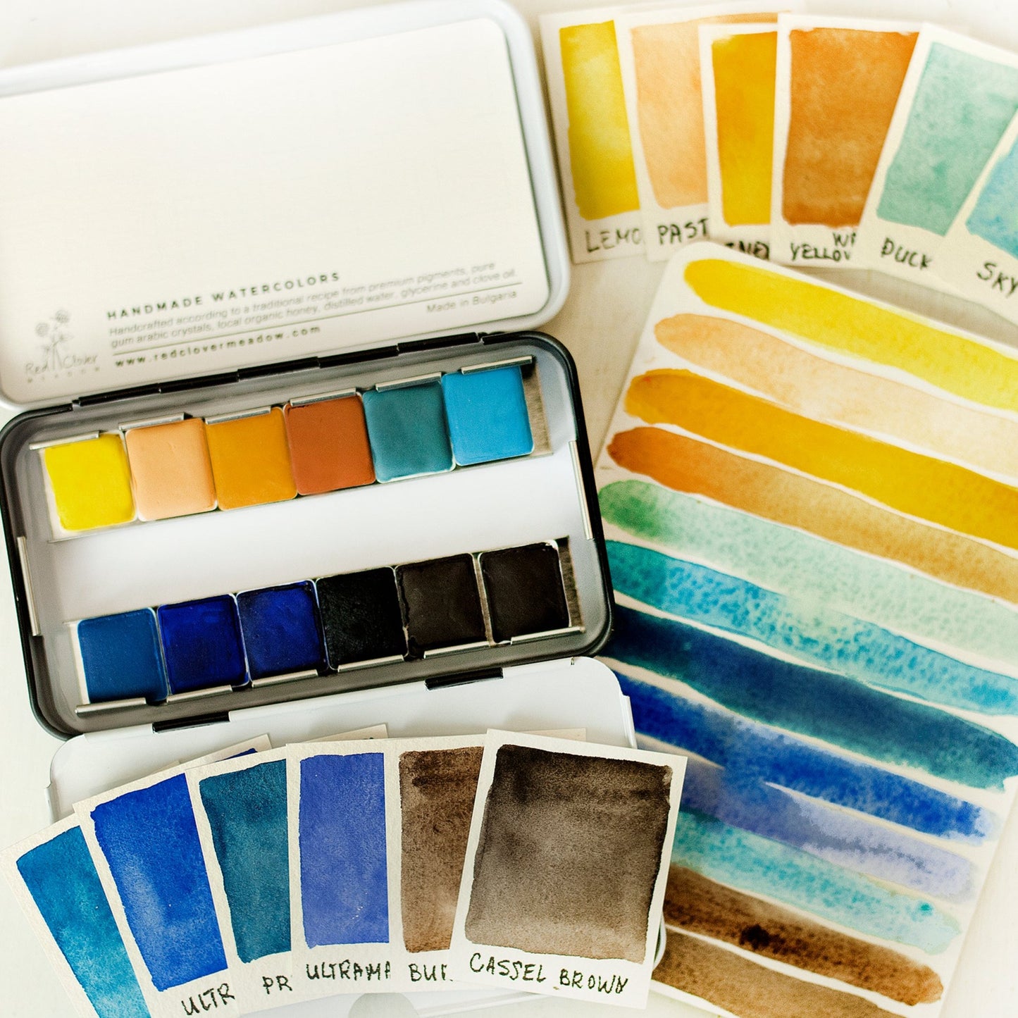 Yellow Blue Artisan palette - 12 colors