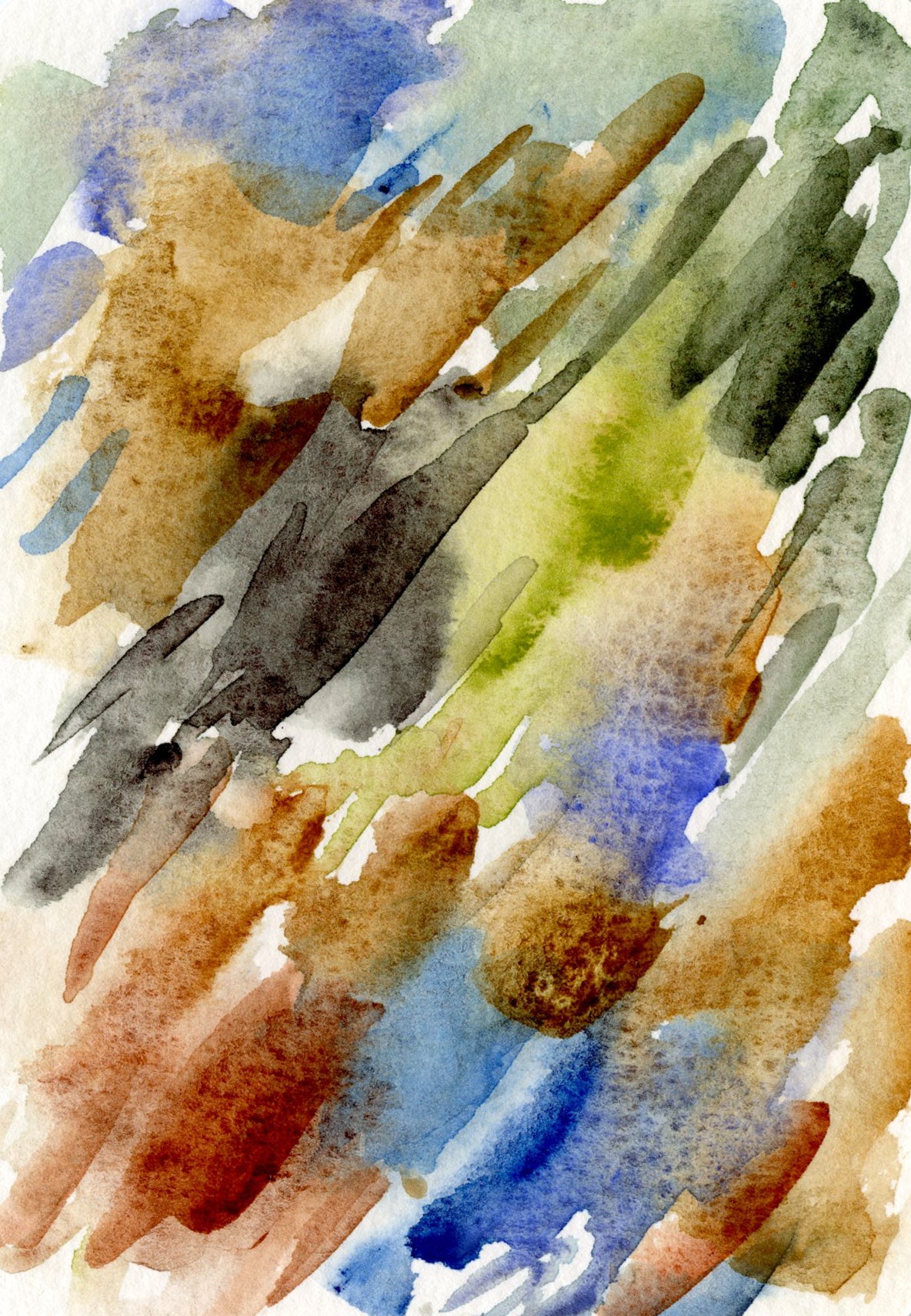 Landscape watercolor palette