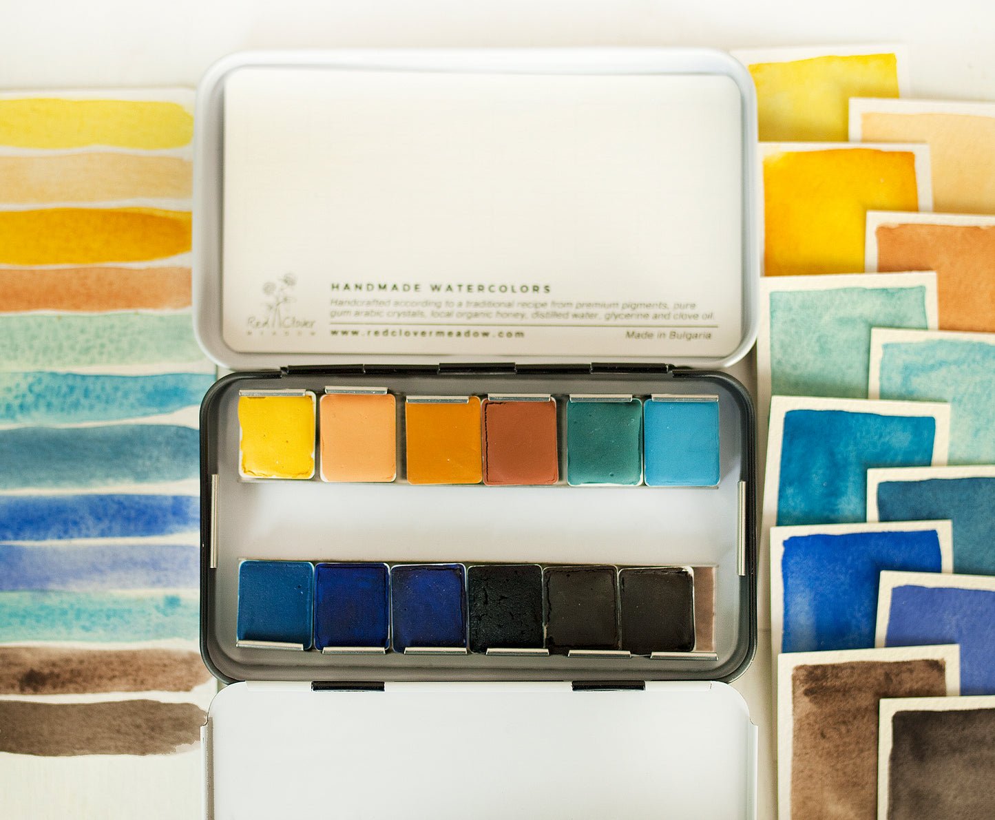 Yellow Blue Artisan palette - 12 colors