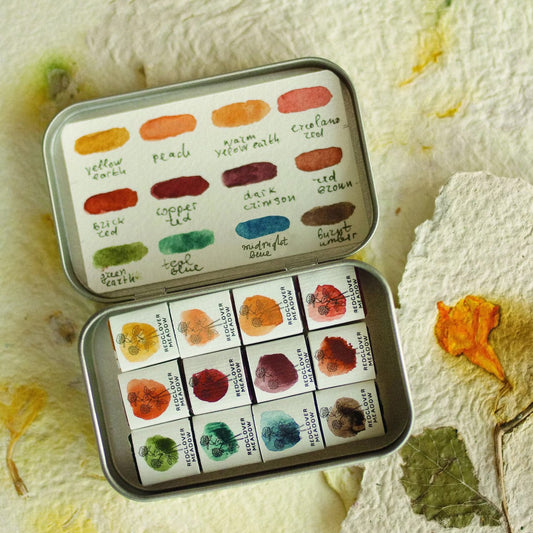 MIneral Watercolor Palette - 12 colors