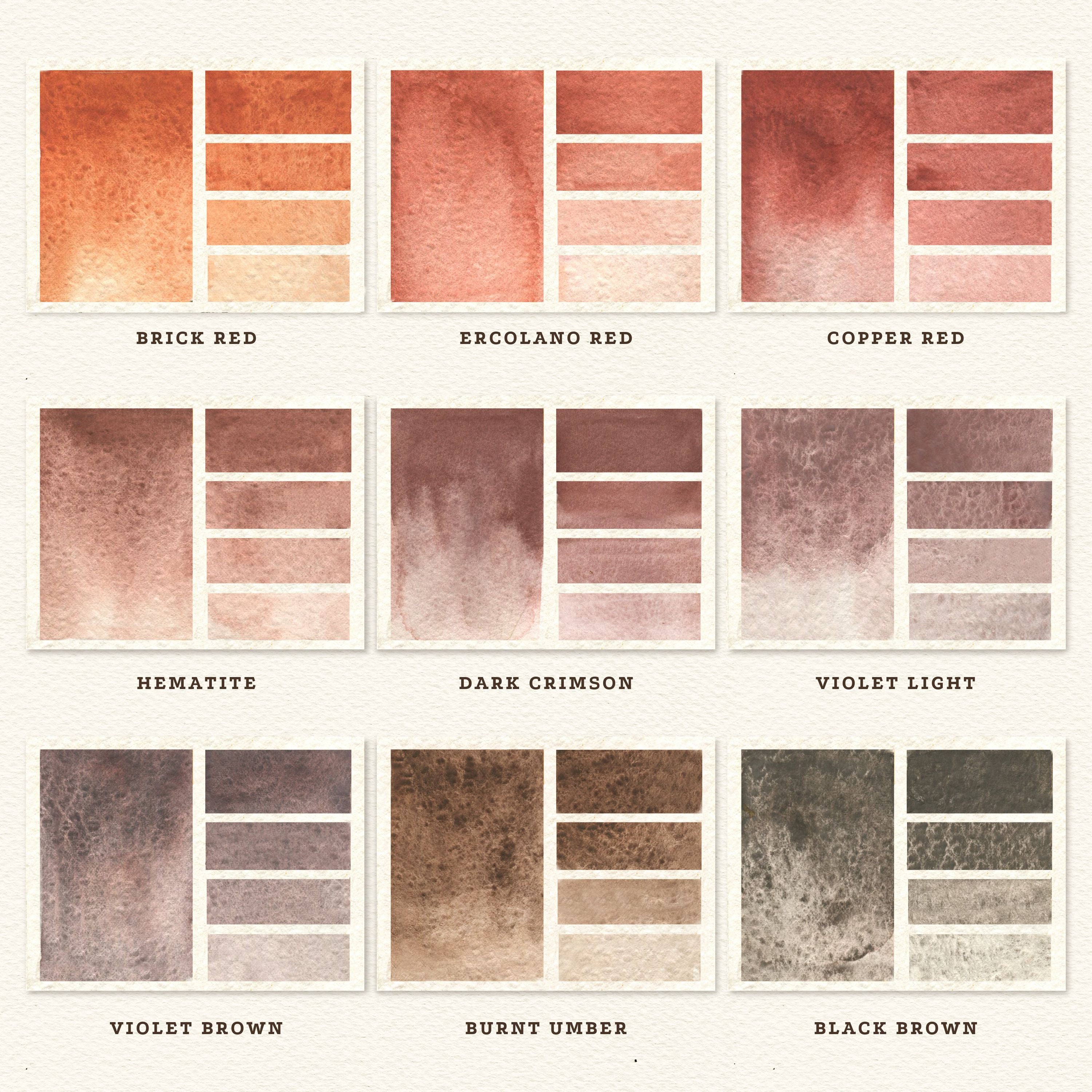 Custom Color Pbase Sample Custom palette. Artisan colors – RedCloverMeadow
